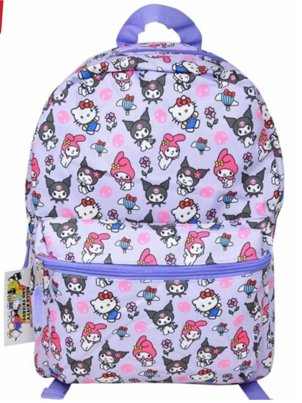 Sanrio Hello Kitty & Friends Kuromi All Over Nylon Purple Kids 16